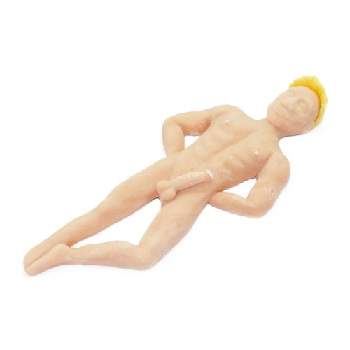 Figurka cukrowa leżący mężczyzna do dekoracji tortu 18+ ozdoby na tort dekoracje urodzinowe